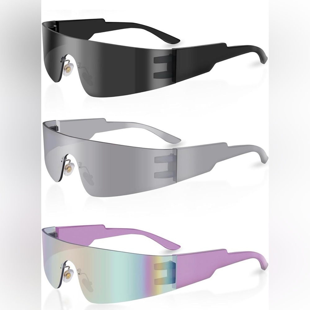 3  in a single purchase Cyber-Shield Collection-Midnight Black-Silver-Purple